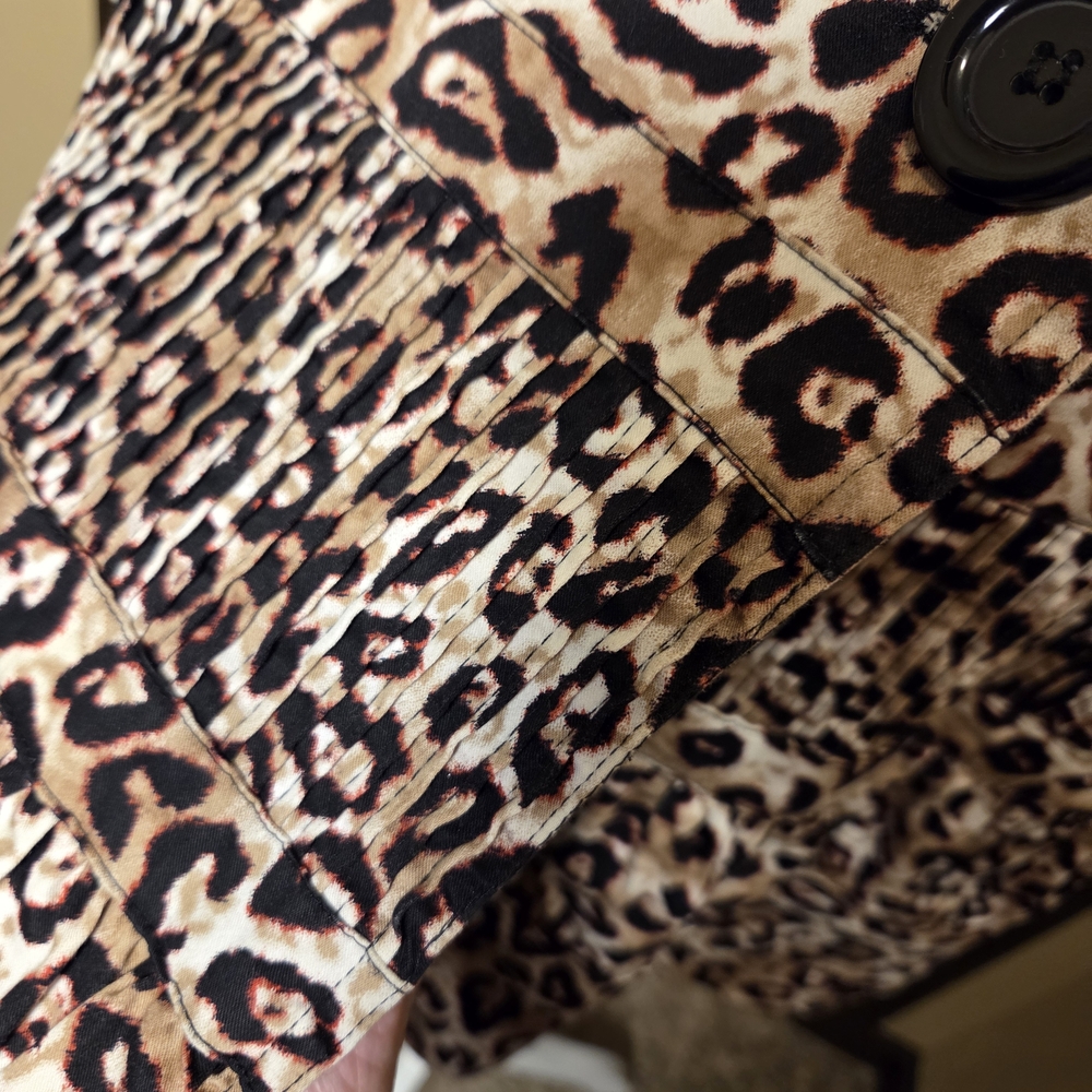 Multiples Leopard Print Jacket - Picture 6 of 11